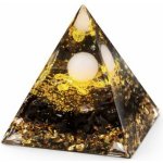 Orgonitová pyramida - Metatronova krychle černá – Sleviste.cz