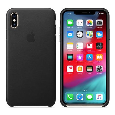 Apple iPhone XS Max Leather Case Black MRWT2ZM/A – Hledejceny.cz