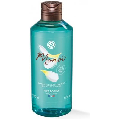 Yves Rocher sprchový gel na tělo a vlasy Monoi de Tahiti 400 ml – Zboží Dáma