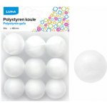Polystyren Luma, Koule 40mm, 9ks v balení – Zboží Dáma