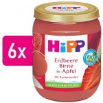 HiPP BIO Jablko, jahody a hrušky 6 x 160 g – Sleviste.cz