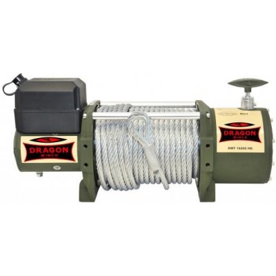Elektrický naviják 7,2t 12V ocelové lano 31m DRAGON WINCH DWT 16000 HD | Zboží Auto