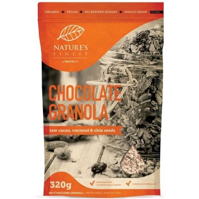 Nature's Finest Chocolate Granola Bio 320 g – Zboží Dáma