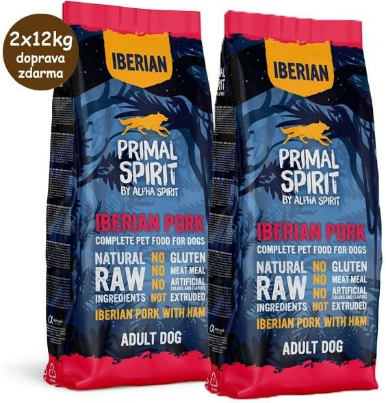 Primal Spirit Iberian Pork 2 x 12 kg