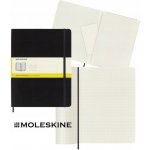 Moleskine Zápisník - měkké desky černý B5 čtverečkovaný – Zboží Dáma