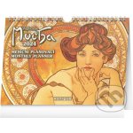 Stolní Alfons Mucha 30 × 21 cm 2024 – Zboží Mobilmania