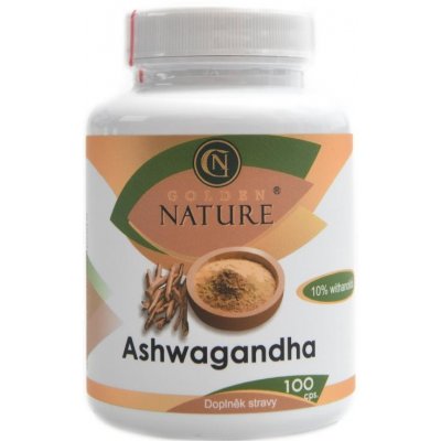 Golden Nature Ashwagandha 100 kapslí – Hledejceny.cz