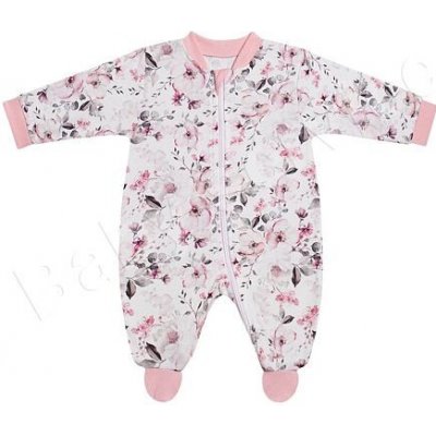 Kojenecký overal s kytičkami Baby service – Zbozi.Blesk.cz