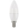 Žárovka Emos ZQ3222 LED CLS CANDLE 6W E14 CW