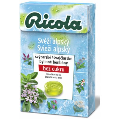 RICOLA bonbony Svěží alpský 40 g – Hledejceny.cz