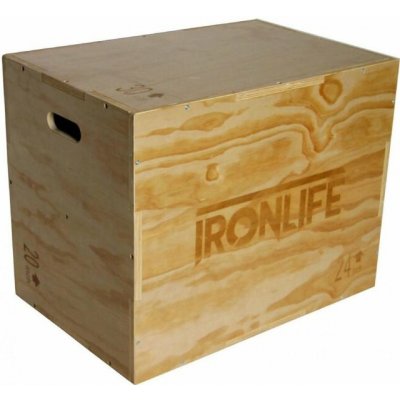 IRONLIFE; Wooden Plyo Box 76 x 61 x 51cm – Zboží Dáma