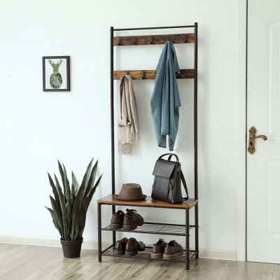 VASAGLE Předsíňový s botníkem v průmyslovém designu – Zboží Dáma