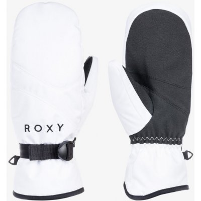 Dámské snowboardové rukavice Roxy Jetty Solid Mittens - bílé XL