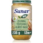 Sunar BIO Zelenina těstoviny kuřecí maso 12m+ 235 g – Hledejceny.cz