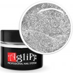 Aglia SILVER GLITTER barevný LED/ UV gel 5 ml – Zboží Dáma