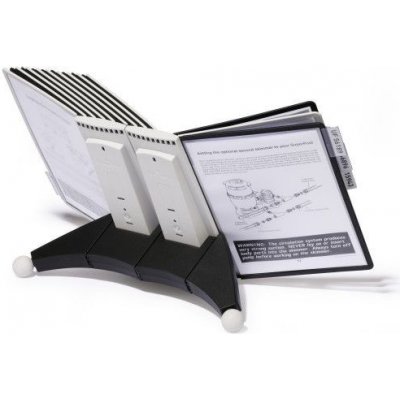 Durable Sherpa Table stolní držák s 20 černo kapsami A4 – Zboží Mobilmania