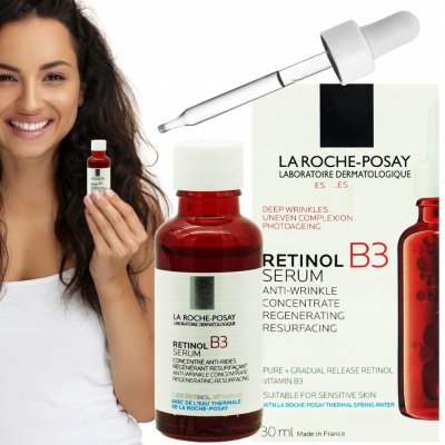 La Roche Posay Retinol B3 koncentrované sérum proti vráskám s regeneračním a pleť vyhlazujícím účinkem 30 ml – Zbozi.Blesk.cz