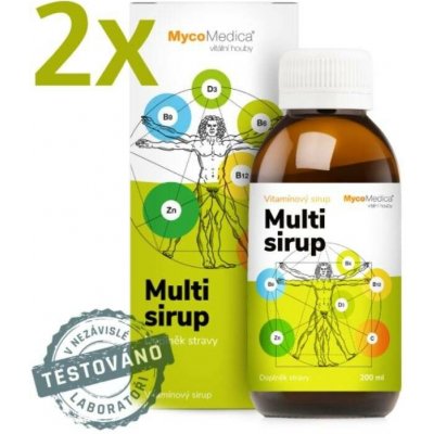 MycoMedica Multi Sirup 2 x 200 ml – Hledejceny.cz