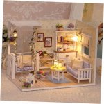 Aga Retro model dřevěného domečku pro panenky DIY 3013 – Zboží Dáma