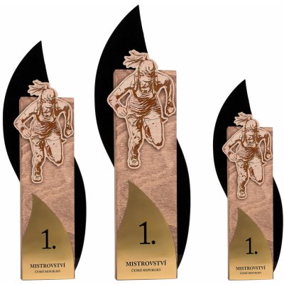 Trofej se sportovní siluetou OCR žena Malá výška 30 cm – Sleviste.cz