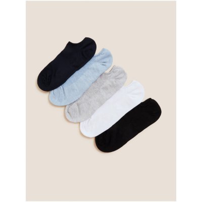 Marks & Spencer Sada pěti dámských ponožek v černé modré a šedé