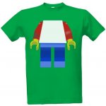 Tričko s potiskem Lego pánské středně zelená – Sleviste.cz