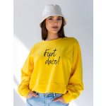 Dámská oversize mikina VSB JELLY FURT DAČO žlutá – Zboží Dáma