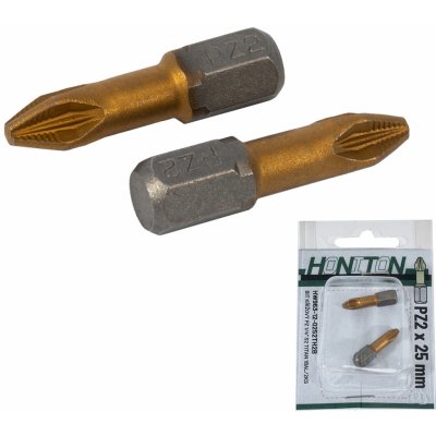 HONITON HONITON Bit PZ Titan 1/4” | PZ3x25 mm (1bal/2ks) – Zboží Dáma