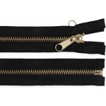 Prima-obchod Zip stanový mosazný No 5 s oboustranným jezdcem délka 200 cm, barva černá mosazná – Zbozi.Blesk.cz