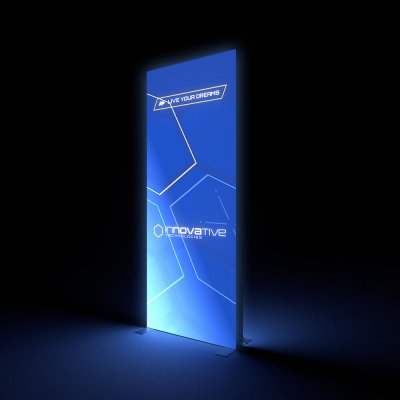 Jansen Display Světelná stěna Brigthtbox Pro Flex oboustranná 1000 x 2510 mm – Zboží Živě