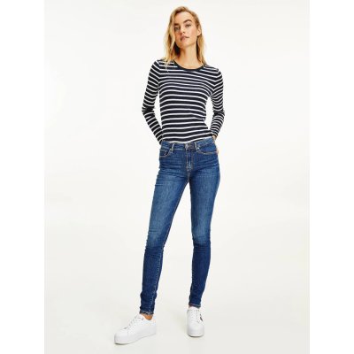 Tommy Hilfiger Flex Como dámské skinny fit džíny modré – Zboží Mobilmania