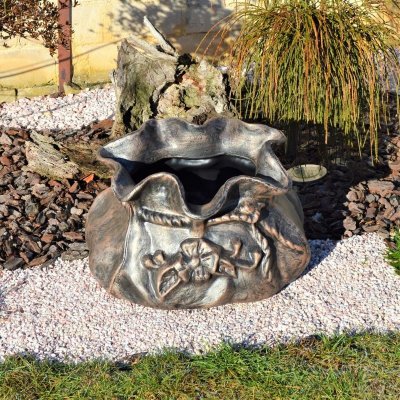 Roto květináč MĚŠEC bronzově hnědá / 520 x 420 x 320 mm