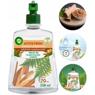 Air Wick Active Fresh Santalové dřevo automatický osvěžovač vzduchu náhradní náplň 228 ml – Sleviste.cz