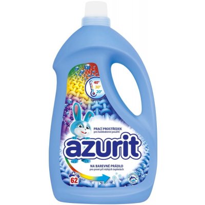 Azurit tekutý prací prostředek na barevné prádlo pro praní při nízkých teplotách 2,48 l 62 PD