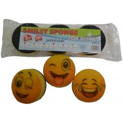 SMILEY houba na nádobí 3 ks – Zboží Dáma