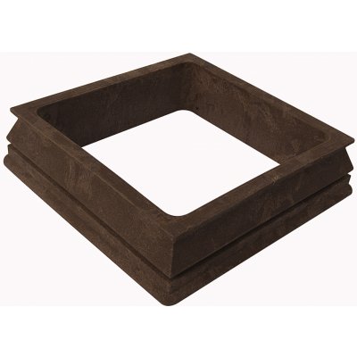 WPC dolní kryt na svislé sloupky Nextwood, odstíny olše - třešeň - dub - wenge • 163x163x40 mm Odstín: wenge – Zboží Mobilmania