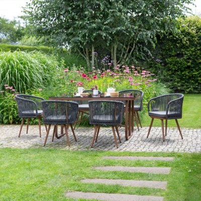 Patio 47554 Souprava zahradního nábytku hnědo-černá – Hledejceny.cz