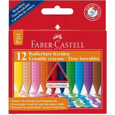 Faber Castell Voskové pastelky Grip Wax 12 ks – Hledejceny.cz