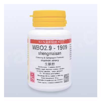 Sinecura WBO2.9-1909 shengmai san 60 tablet – Hledejceny.cz