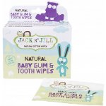 Jack N' Jill dětské vlhčené ubrousky na zuby a dásně 25 ks – Zboží Dáma