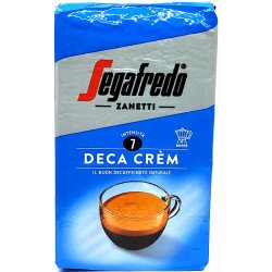 Segafredo Decaf Crem bezkofeínová mletá 250 g