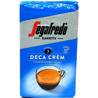 Segafredo Decaf Crem bezkofeínová mletá 250 g