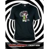 Pánské Tričko Teknoshop Crazy Girl tekno tričko s potiskem pánské černé