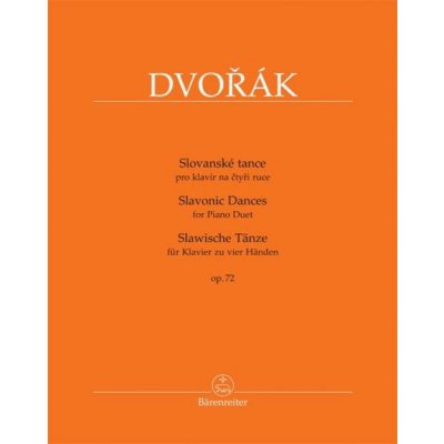 Bärenreiter A. Dvořák Slovanské tance op. 72 – Hledejceny.cz