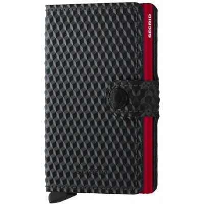 Secrid Černá peněženka Miniwallet Cubic Black & Red – Zboží Živě