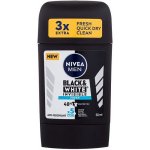 Nivea Men Black & White Invisible Fresh deostick 50 ml – Zboží Mobilmania