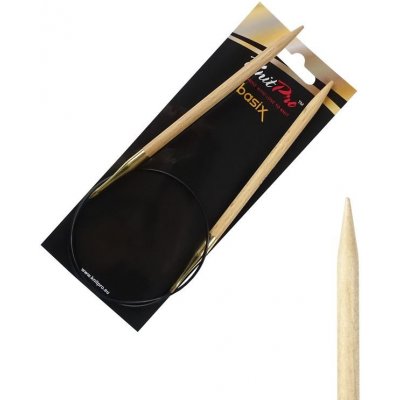 Dřevěné kruhové jehlice Knitpro Basix Birch 60 cm 6,5 mm – Zboží Dáma
