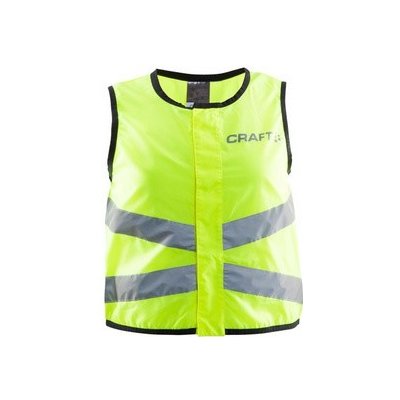 Craft Visibility Junior vesta dětská žlutá 146-152 – Zboží Mobilmania