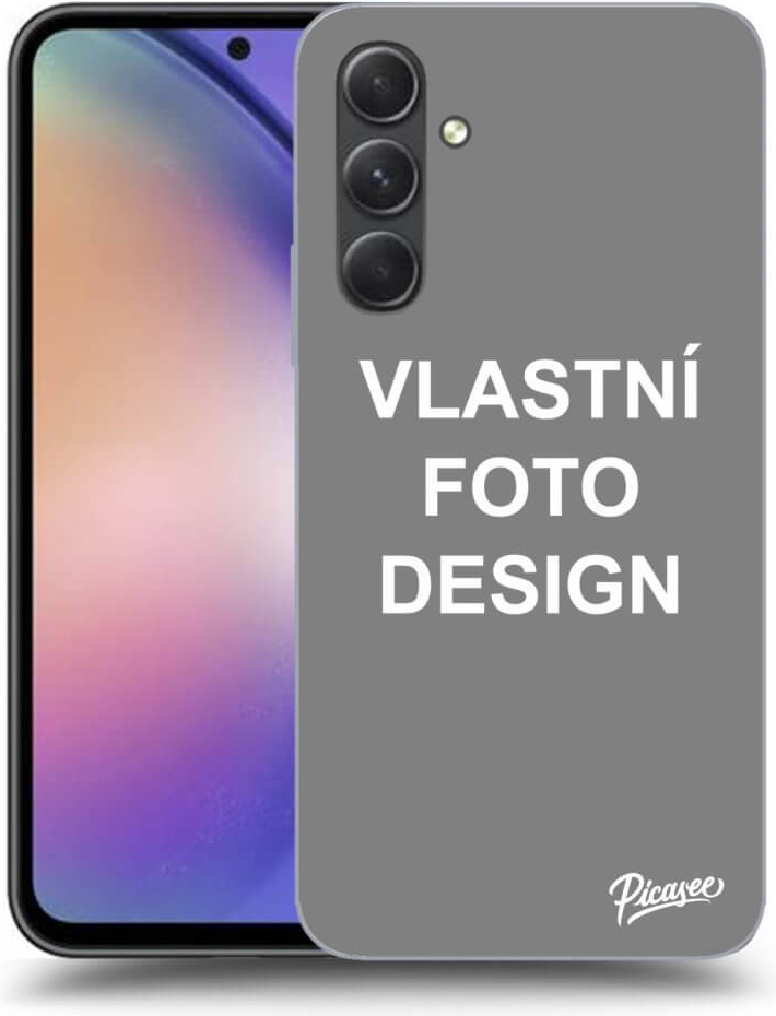 Pouzdro Picasee silikonové Samsung Galaxy A54 5G - Vlastní design/motiv čiré