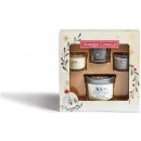 Yankee Candle Snow Globe Wonderland dárková sada tumbler malý + votivní svíčka ve skle 3 x 37 g